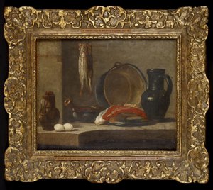 Stilleben med köksredskap, ca 1733-34
